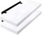 Lestarain 2er Wandregal, 50x23x3.8cm MDF-Wandboard Schweberegal Holz Hängeregal DVD CD Regal Wall Shelf Für Küche Wohnzimmer Schlafzimmer Weiß