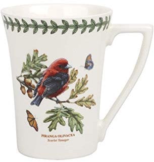 Portmeirion Botanic Garden Birds Mandarin Mug 0.28 L Scarlet Tanager