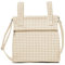 Bolsa panera de algodón vichy - Bolso carro - Talega carrito de bebé - Nenel (Arena)