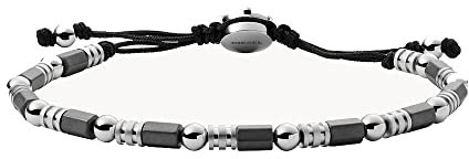 Diesel Armband Für Männer Stackables, L 180-195mm X B 6.75mm X H 4.0mm Silber Edelstahlarmband, DX1312040