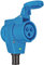 Brennenstuhl Presa elettrica CEE e presa di corrente francese Soluzioni per esterni con valvole a chiusura automatica (due prese in una, 16A, 2P+T, IP44) Blu