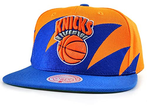 Mitchell & Ness Snapback Cap NBA Sharktooth New York Knicks orange/royal