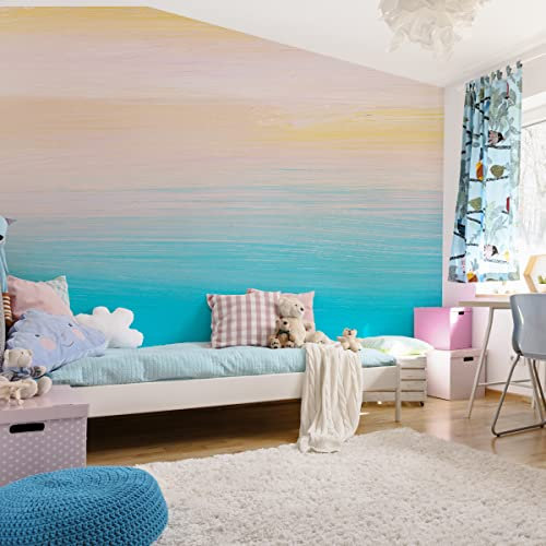 Muralo VLIES FOTOTAPETE 416x254 TAPETE Wandtapeten Bunte Ombre-Dekormalerei Wohnzimmer Schlafzimmer Moderne Wandbilder XXL Wand Dekoration Abstrakt Luxus Br.416xHö.254