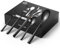 vancasso Cutlery Set, Black Cutlery Set for 12 People, 60 Piece Tableware Cutlery Set for Home Restaurant Party, Knife and Fork Set Include Dinner Forks/Spoons/Knives, Square Edge & Mirror Polished
