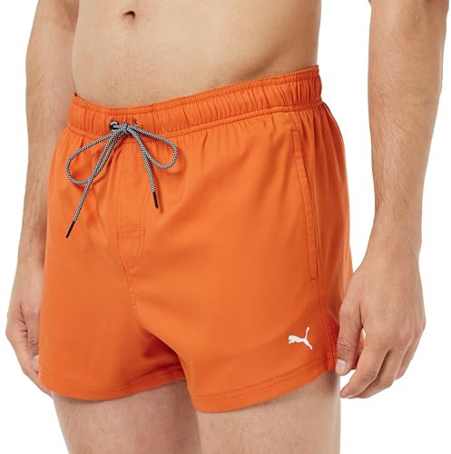 PUMA Herren Length Swim Shorts, Chili Powder, L