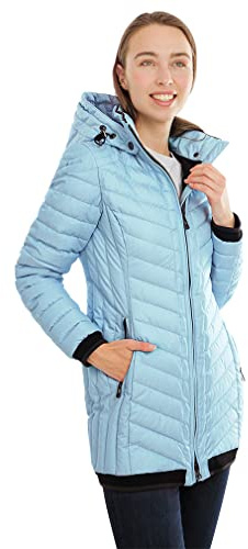 Knuffelwuff Damen Übergangsjacke - Leichte Jacke Brooklyn - Atmungsaktive Wasserabweisende Jacke für Outdoor, Wandern, Reisen, Gassi gehen