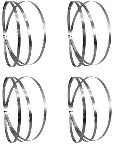 qinggw 4 STÜCKE 1400mm Bandsägeblatt Holzschneidband Sägeband 1400x6,35x0,35mm Holzbearbeitungswerkzeug Zubehör für Draper TPI 6 10 15 (Größe : TPI 10)