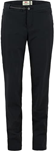 Fjällräven Damen High Coast Trail Hose, Black, 44/L