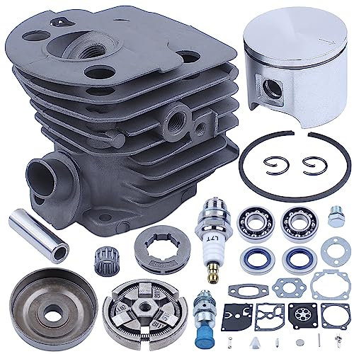Gubeter Cilindro Frizione Tamburo Carb Kit, per Husqvarna 55, 55 Rancher 51 Motosega, 503609171, 505275719, 503162103, 537127901,