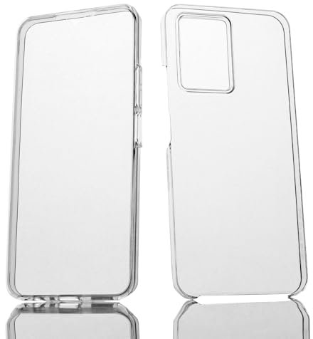 Max Power Digital Funda 360º para móvil Realme C30 / Realme C33 Silicona Transparente - Carcasa Resistente Full Body Delantera y Trasera Doble Cara Completa Entera (Realme C30 / C33)