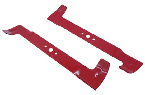 Rasenmähermesser Set/Mähdeck High-Lift Flügelmesser - 102cm Mähbreite - Ersatzmesser kompatibel mit AL-KO, Castelgarden, Honda, ISEKI, John Deere, Sabo, Solo, Stiga, Viking - 820043401