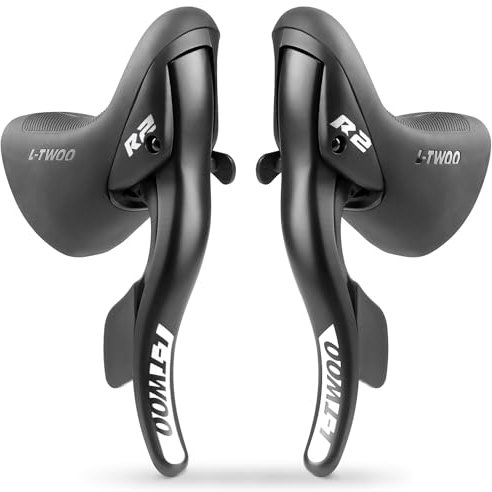 WEEROCK L-TWOO Rennrad-Schalthebel, 2 x 7 Gänge, Rennrad-Schalthebel mit Bremshebeln, kompatibel mit Shimano