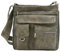 BAG STREET - Damen Handtasche mit vielen Fächern - Vintage Umhängetasche Crossbody Schultertasche - 32 x 32 x 14 cm
