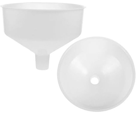 2 Packungen Küchentrichter, Kochtrichter für die Flüssigkeitsübertragung von Wasser, Öl, Bierflaschen, inklusive Klein und Mittel
