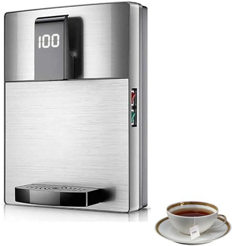 DISHENGZHEN Erogatore istantaneo di Acqua Calda - Erogatore di Acqua Calda e Fredda a Parete - Display a LED, bollitura Rapida in 3 Secondi, Smart Touch, Perfetto per uffici e Case, Riscaldamento e