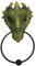 Türklopfer Gothic Türklopfer Türklopfer Klassische Drache Wand Skulptur Harz Antike Türklopfer Figur für Zuhause, Themenkaffee Dekoration