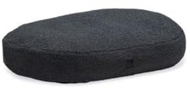 Designed by Lotte Yndis, Hundekissen, Oval, Anthrazit, 100x70x15 cm