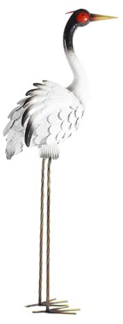 BFLKY Statue in metallo Figure Giardino Enhancement Bird Sculptures Decorative Per Paesaggio Esterni Cortili E Abbellimento Del Cortile