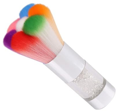 Beatifufu Nail Varnish Remover - Nail Dust Brush for Art Iridescent Polish Cleaner Gel Polish Remover Makeup Nail Brush Acrylic Nails Dust Rem
