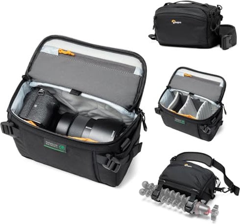 Lowepro ProTactic Lite SLX 110 AW III Camera Sling Bag, Professional Camera, Rain Cover, Lightweight Crossbody Sling Backpack, for Photographer, Videographer, Volume 4L, for DSLR/Mirrorless
