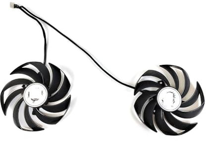 BDAKQJV Carte Graphique Compatible avec Le Ventilateur de Carte vidéo RTX 3060 Ti Gaming Z Trio 8G (LHR) Compatible avec Le Ventilateur de Refroidissement RTX 3060 3070 3080 3070TI 3090(Fan 2)