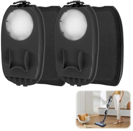 2 Artículos Filtros Philips Aspiradora,Doble Filtración de Alto Rendimiento Accesorios,Para Aspiradoras AquaTrio 9000 Series,Compatible Modelos XW9382,XW9383,XW9385