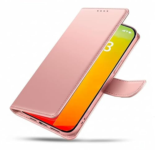 KK KENIK Case For iPhone 7, iPhone 8, iPhone se 2022, iPhone se 2020, Leather Card Holder,Wellet Filp Magnetic Closure Kickstand,Shockproof PU Leather For iphone SE3/8/7 Flip Wallet Cover (Rose Gold)