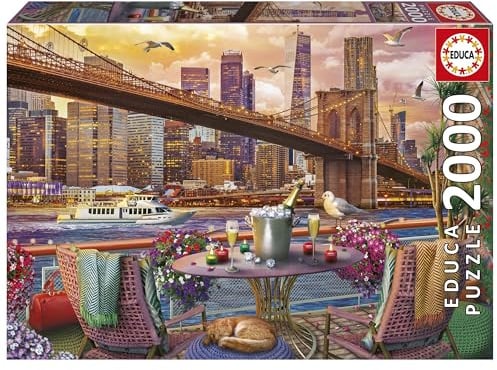 Educa - 2000-Teile-Puzzle für Erwachsene | Romanhandlung spielt in New York | Maße: 96 x 68 cm | Ab 14 Jahren (20575)