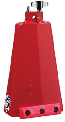 LP Latin Percussion Cowbell Rock Chad Smith Signature 8 Ridge Rider, Vice Mount/V-Klemme, pulverbeschichtet, rot, LP008CS