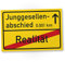 DankeDir! Junggesellenabschied Ortsschild Lustige Geschenkidee Bräutigam - Junggeselle Geschenk Bachelor Party Witziger Scherzartikel - Spaßartikel Zubehör Saufen