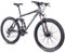 CHRISSON 27,5 Zoll Mountainbike Fully - Hitter FSF grau blau - Vollfederung Mountain Bike mit 30 Gang Shimano Deore Kettenschaltung - MTB Fahrrad für Herren und Damen mit Rock Shox Federgabel