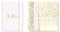 Kate Spade New York Bridal Triple Notebook Folio Set, Includes 3 Small Notebooks with 80 Pages Each, I Do (gold)