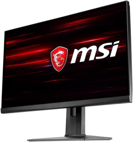 MSI Optix MAG251RX Esports Gaming Monitor 24,5 Zoll (62,2 cm), Full HD (1920x1080), 240Hz, 1ms, IPS, G-Sync, HDR400, Flat, Schwarz