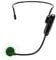 Annadue Microphone sans Fil UHF, Micro Serre-tête à Transmission sans Fil avec émetteur Rechargeable et récepteur 3,5 mm pour amplificateur de Voix, Haut-Parleur de scène, enseignement, etc.