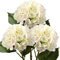 Briful Lot de 3 fleurs d'hortensia artificielles en soie avec longues tiges de 53,3 cm pour décoration de maison, de fête de mariage
