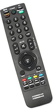 AULCMEET AKB69680438 AKB69680403 Replaced Remote fit for LG Smart TV HDTV 42LH4010-ZD 47LH4010-ZD 32LH4020-ZC 37LH4020-ZC 42LH4020-ZC 47LH4020-ZC 32LH50 37LH50 42LH50 47LH50 32LH5000-ZB 37LH5000-ZB