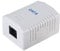 Equip 235213 Aufputzdose Cat6 1xRJ45 UTP/ 1-Port Cat.6 Aufputzgehäuse/weiß