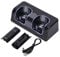 ciciglow Controller-Ladestation, Remote-Akkuladegerät mit Netzkabel Stabile Tragbare Dual-Ladestation Dock für Wii-Spiel-Fernbedienungsakku(Schwarz)