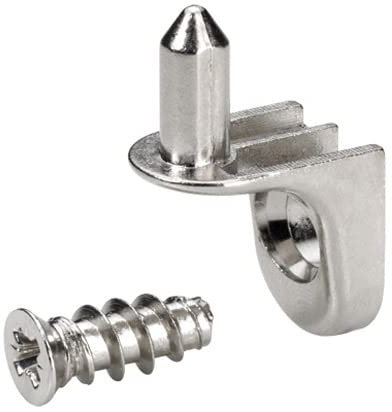 Hettich Bodenträger 5mm vernickelt sekura7 16 Stück