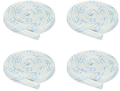 sourcing map Fiberglass Heat Shield Sleeve 1m x 4mm Insulation Protect Sleeving Pipe for Cable Wire Wrap, Pack of 4