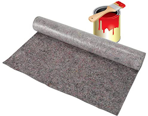 Sonnewelt Malervlies 50m, Abdeckvlies 1 x 50m 220g/㎡ Malerfliesrolle, Malerflies Abdeckfliesse für saubere und professionelle Malerarbeiten