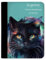 CreaDesign Customize A4 Zeugnismappe für Kinder 26,7x32,7x1 cm, Sichtbuch mit 10 Klarsichthüllen, erweiterbar auf bis zu 20 Taschen, Katze schwarz design, Dokumentenmappe für Schüler