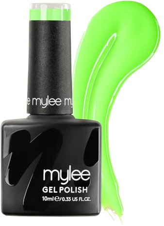 Mylee Gel-Nagellack 10ml [Lime Cordial] - UV/LED, Maniküre, Pediküre, für professionellen Gebrauch im Salon sowie zu Hause [Frühling/Sommer 2024] - Lang anhaltend und mühelos aufzutragen