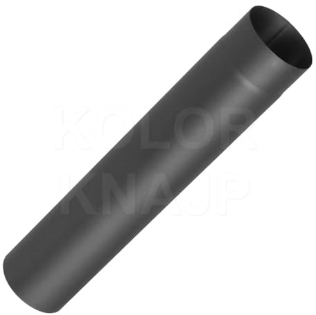Kolor Rauchrohr Ofenknie Ofenrohr Bogen Rosette Abgasrohre Kaminofenrohr mit Farbe beschichtet 100-150 mm Bogen 45 Bogen 90 Rosette Rohr 250 Rohr 500 Rohr 1000 mm (Rohr 1000 mm, Ø 120 mm)