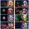CXINLky 5D DIY Diamond Painting Karten, 2024 Neuheiten Diamond Painting Karten, 8 Stuck Diamond Painting Karten Geburtstag, Geschenkkarte Feiertags für Familie, Liebhaber-03-Flugsaurier
