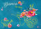 Gutsch Verlag Postkarte Spruch Blumen für dich