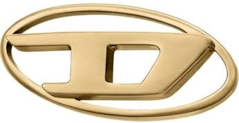 Diesel Herrenohrringe aus Edelstahl oder Halbedelstein mit Ohrsteckerverschluss, Butter-Gold