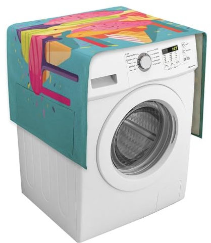 Bunte Schutzhülle für Eiscreme-Geräte, Standmixer, rechteckig, staubdicht, zum Schutz von aufrechten Gefrierschränken, Getränkekühlschränken für die Küche