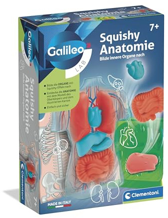 Galileo Lab Anatomie-Labor - Interaktives Lernspiel zur Erforschung der Anatomie - Experimente für Kinder ab 8 Jahren von Clementoni 59441