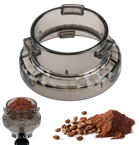 GCNWW 54mm Dosing Funnel for Sage Coffee Machines, Espresso Dosing Ring, Food Grade Coffee Accessory for Barista, Leak-Proof, Prevents Coffee Grounds Spill, Durable, Easy to Clean